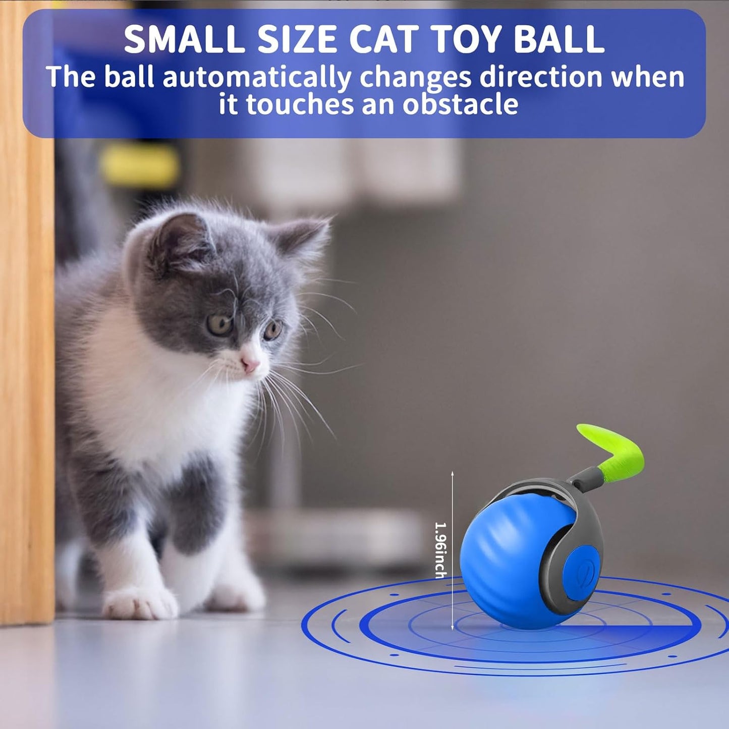 🐱🔥Beperkte voorraad beschikbaar 49% KORTING🔥🐶Interactieve oplaadbare kattenspeelbal