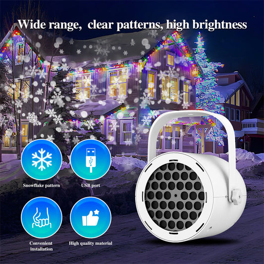 🔥Hot Sale🔥USB-kerstprojectorlamp met 16 patronen
