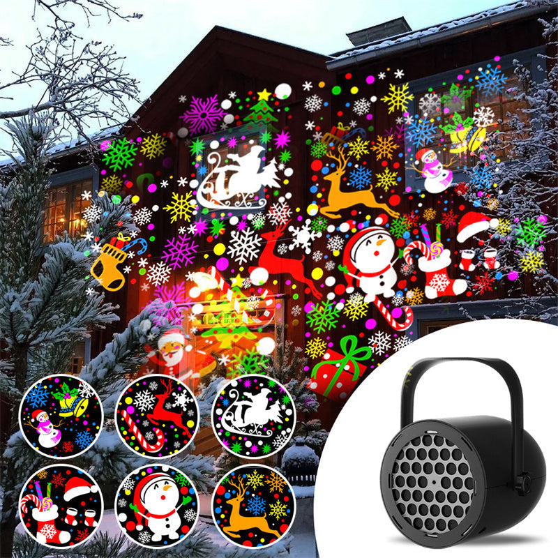 🔥Hot Sale🔥USB-kerstprojectorlamp met 16 patronen