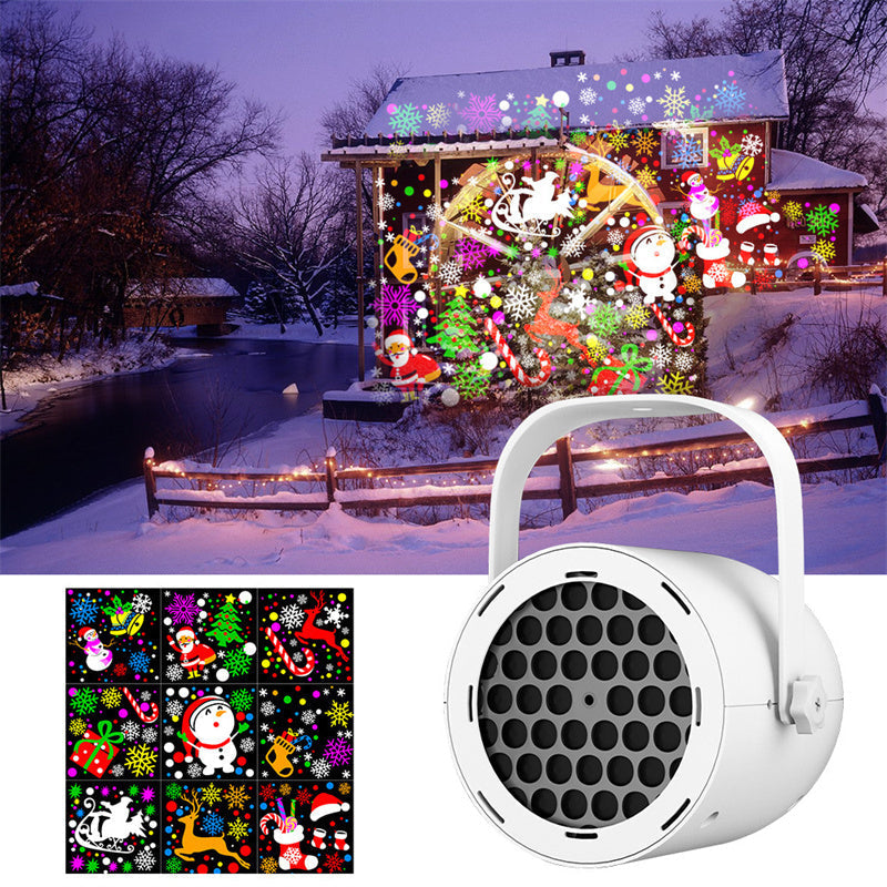 🔥Hot Sale🔥USB-kerstprojectorlamp met 16 patronen