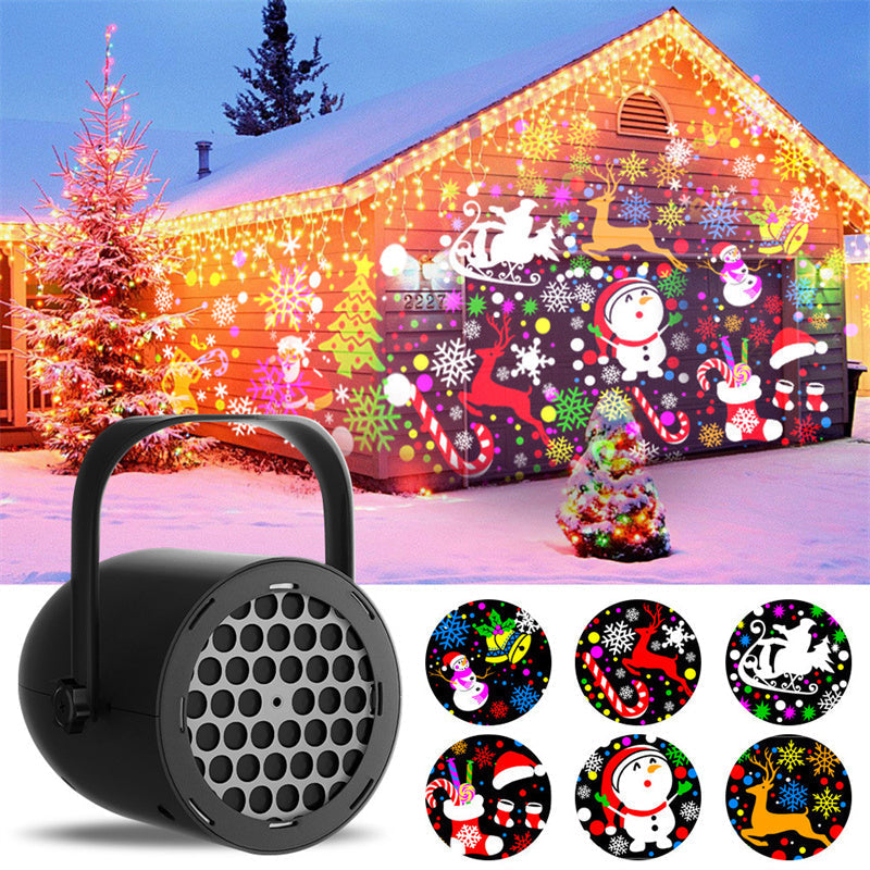 🔥Hot Sale🔥USB-kerstprojectorlamp met 16 patronen