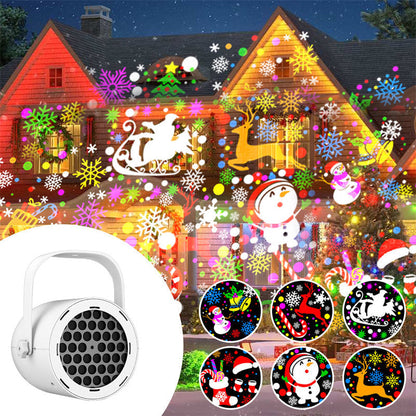 🔥Hot Sale🔥USB-kerstprojectorlamp met 16 patronen