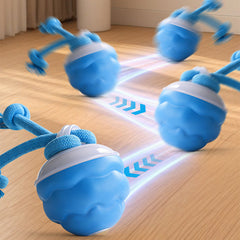 🐾 Hot Sale 50% Korting! Interactieve Elektronische Kalmerende Bal voor Huisdieren – 3 Modus, Automatisch Obstakelvermijding & Tandenzorg! 🐶💡