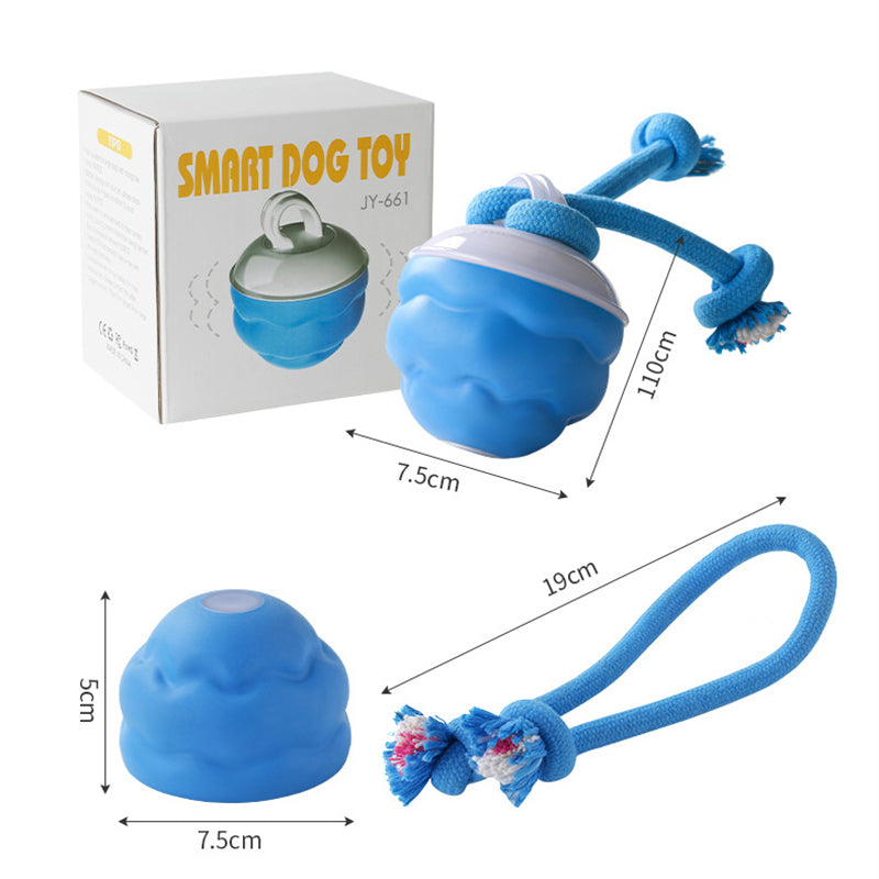 🐾 Hot Sale 50% Korting! Interactieve Elektronische Kalmerende Bal voor Huisdieren – 3 Modus, Automatisch Obstakelvermijding & Tandenzorg! 🐶💡