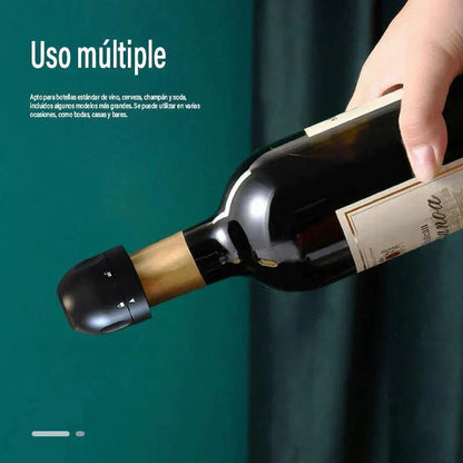 🎄 ‌100% Dicht! Siliconen afdichting voor wijn & champagne‌ 🍷✨  🥂 ‌Het perfecte kerstcadeau – houd je drankjes vers en fris!‌ 🏡💖