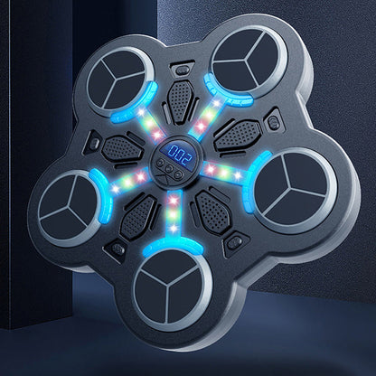 🥊 NU 50% KORTING! 🎵 Bluetooth Muziekboksmachine voor Kinderen – Interactief Fitnessspel, LED-verlichting en Veilig Opblaasbaar Ontwerp 🎯📦