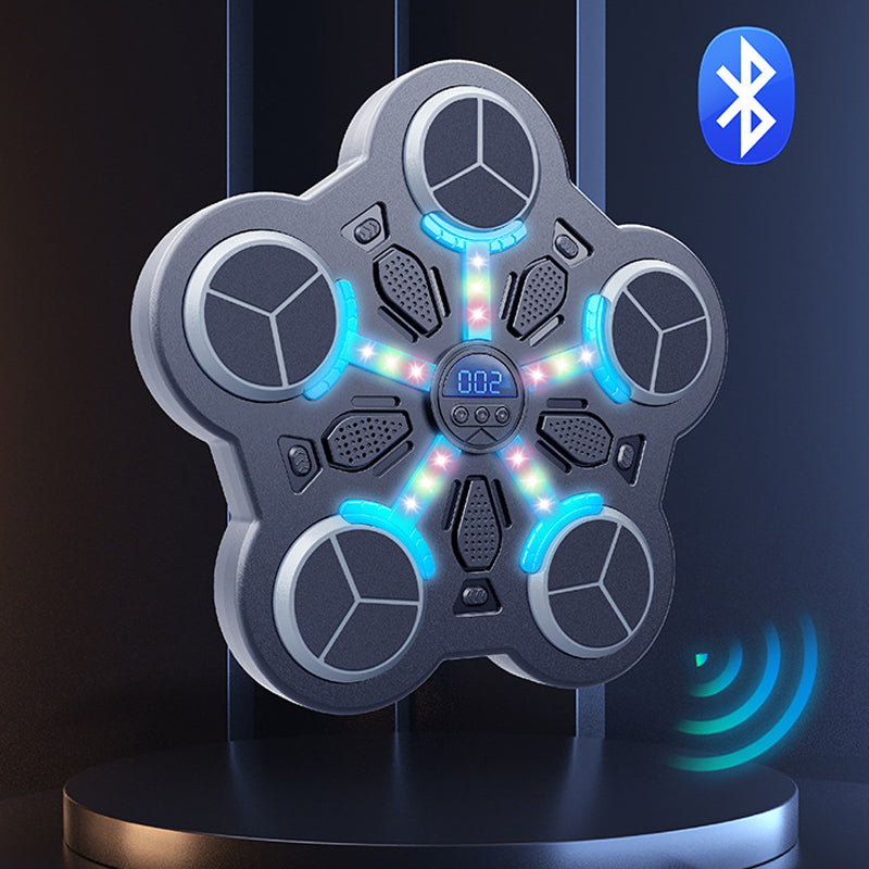 🥊 NU 50% KORTING! 🎵 Bluetooth Muziekboksmachine voor Kinderen – Interactief Fitnessspel, LED-verlichting en Veilig Opblaasbaar Ontwerp 🎯📦