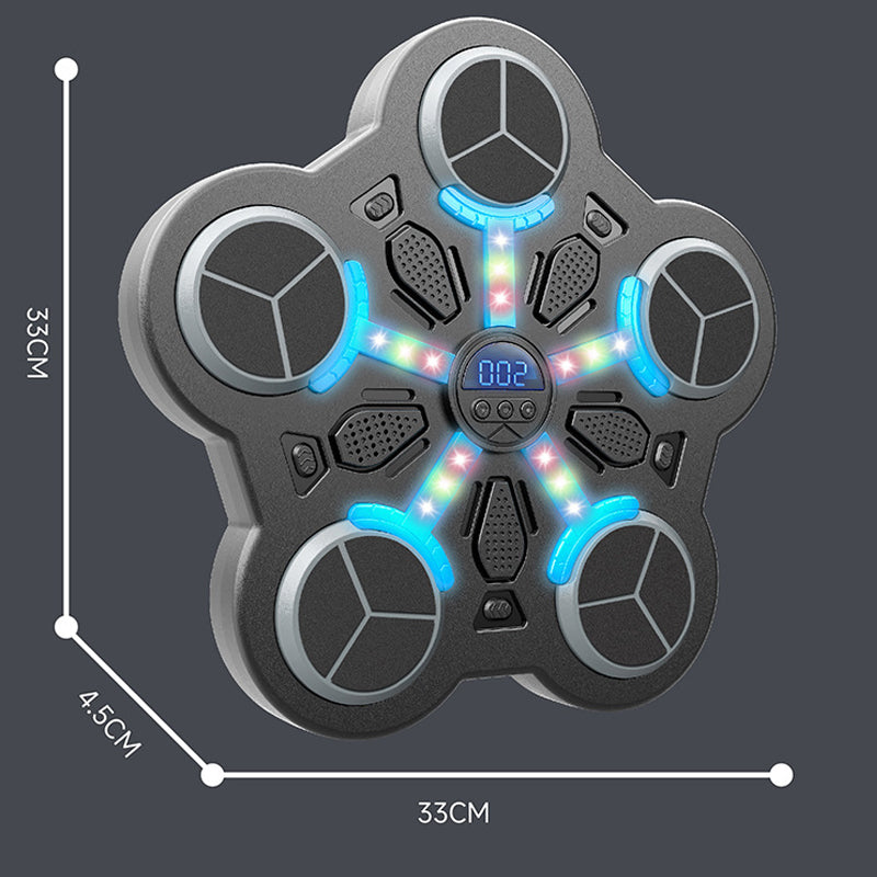 🥊 NU 50% KORTING! 🎵 Bluetooth Muziekboksmachine voor Kinderen – Interactief Fitnessspel, LED-verlichting en Veilig Opblaasbaar Ontwerp 🎯📦