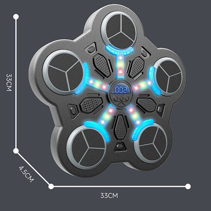 🥊 NU 50% KORTING! 🎵 Bluetooth Muziekboksmachine voor Kinderen – Interactief Fitnessspel, LED-verlichting en Veilig Opblaasbaar Ontwerp 🎯📦