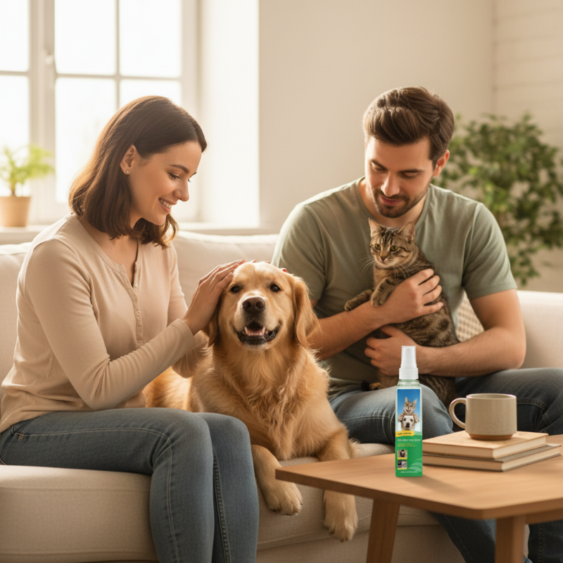 Effectieve tandenreinigingsspray voor katten en honden