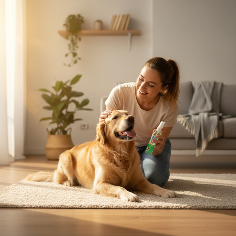 Effectieve tandenreinigingsspray voor katten en honden