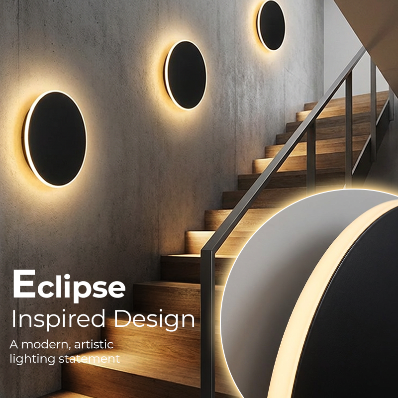 🌞Fris Je Woonkamer Op met 50% Korting!🧰Eclips LED Wandlamp met Touch Control: Moderne Dimbare Sfeerverlichting met 3 Lichtkleuren - Ideaal voor Elke Lenteavontuur!
